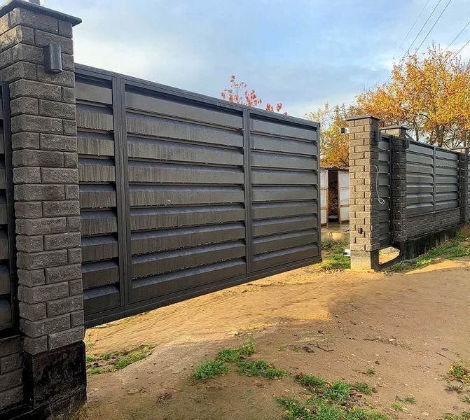 Забор-жалюзи объемные "Ромб Макси" Німеччина, 3005 2433917286 фото