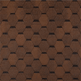 Бітумна черепиця Бджолина сота EKOROOF Hexagonal 649435134 фото